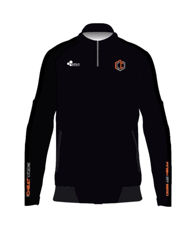 CHEAT CODE 1/4 TRACK JACKET PULLOVER (BLACK)