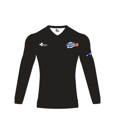 SANDOVAL PERFORMANCE LONG SLEEVE - VNECK (BLACK)