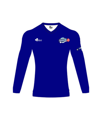 SANDOVAL PERFORMANCE LONG SLEEVE - VNECK (BLUE)