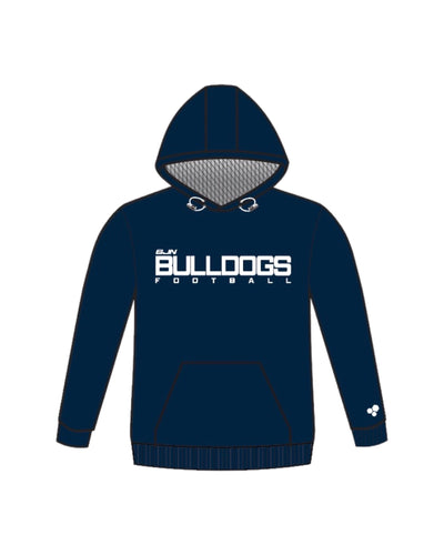 BULLDOGS SIMPLE PERFORMANCE HOODIE (NAVY)