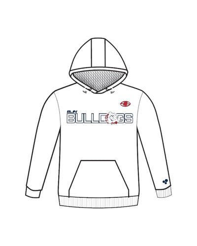 BULLDOGS PRIDE PERFORMANCE HOODIE (WHITE)