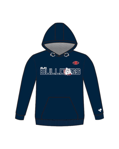 BULLDOGS PRIDE PERFORMANCE HOODIE (NAVY)