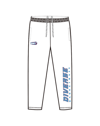 DIVERSE SWEAT PANTS (WHITE)