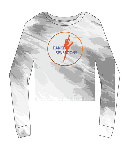 DANCE SENSATIONS CROP TOP LONG SLEEVE