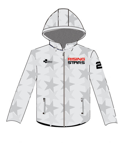 RISING STARS WINDBREAKER (GRAY STARS PRINT)