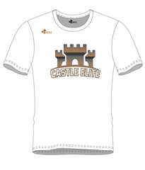 CASTLE PERFORMANCE TEE (WHITE/GOLD)
