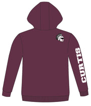 CURTIS WARRIOR STRONG PERFORMANCE HOODIE (BURGUNDY)