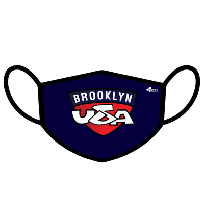 DOUBLE LAYERED WASHABLE REUSABLE FACE MASK (NAVY)