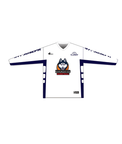 BANDITS "SHOOTING" BASKETBALL JERSEY (WHITE)