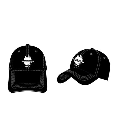 SKYSCRAPERS FITTED HAT WITH LOGO