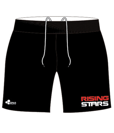 RISING STARS ATHLETIC SHORTS (BLACK)