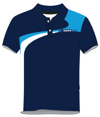 SWIPE PAY PERFORMANCE POLO (NAVY PRINT)