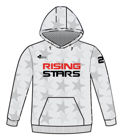 RISING STARS PERFORMANCE HOODIE (GRAY STARS PRINT)