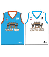 CASTLE TRIBUTE SET 1 "REVERSIBLE" BASKETBALL PINNIE JERSEY
