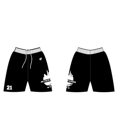 SKYSCRAPERS NYC GAME BASKETBALL SHORT (REVERSIBLE)