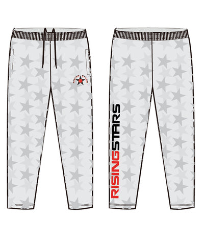RISING STARS SWEAT PANTS (GRAY STARS PRINT)
