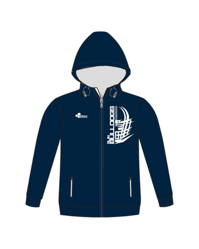 BULLDOGS ICON FULL ZIP PERFORMANCE HOODIE (NAVY)