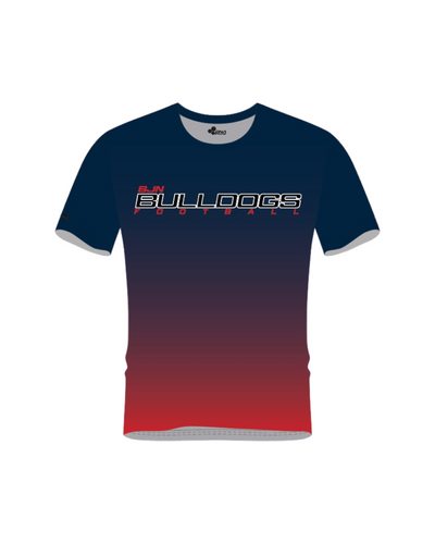 BULLDOGS PATRIOT PERFORMANCE TEE (NAVY/RED)