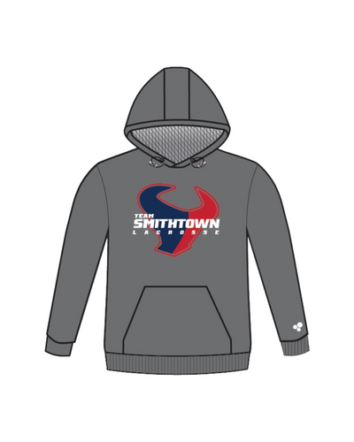 TEAM SMITHTOWN LOGO PERFORMANCE HOODIE (GRAY)