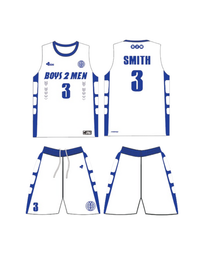 BOYS 2 MEN AWAY BASKETBALL SET
