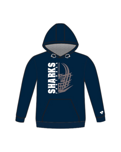 SHARKS HELMET PERFORMANCE HOODIE (NAVY)