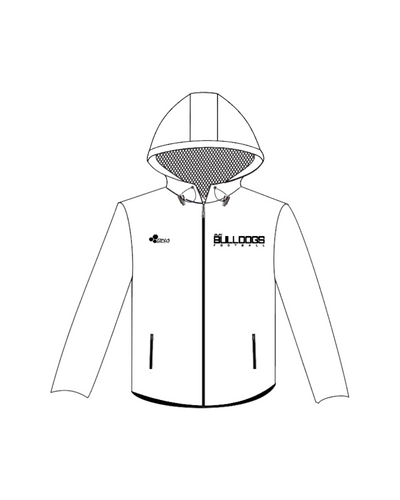 BULLDOGS LOGO WINDBREAKER (WHITE)