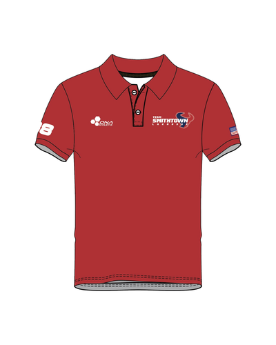 TEAM SMITHTOWN COACH POLO SHIRT (RED)