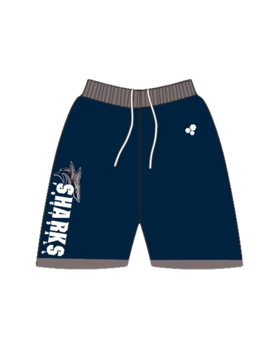 SHARKS CASUAL SHORTS WITH POCKETS (NAVY)