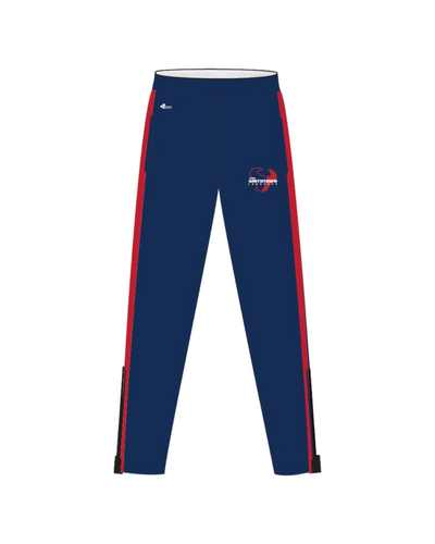 TEAM SMITHTOWN TRACK PANTS WITH ZIPPER (NAVY/RED)