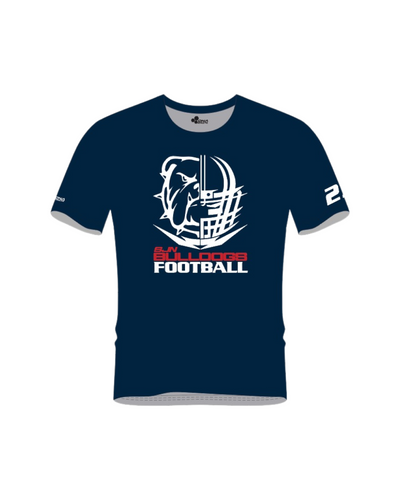 BULLDOGS COMBAT PERFORMANCE TEE (NAVY)