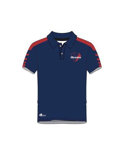 TEAM SMITHTOWN BOARD POLO SHIRT (NAVY/RED)