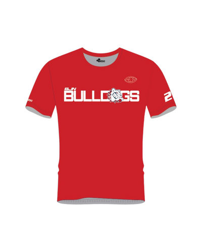 BULLDOGS PRIDE PERFORMANCE TEE (RED)