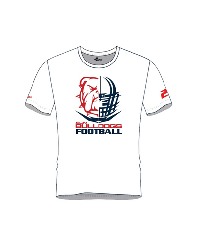 BULLDOGS COMBAT PERFORMANCE TEE (WHITE)