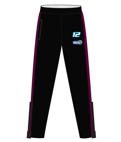SKILL TRACK PANTS WITH ZIPPER (BLACK)