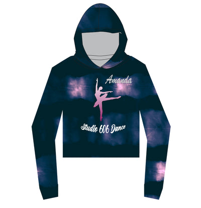 STUDIO 606 DANCE CROP HOODIE