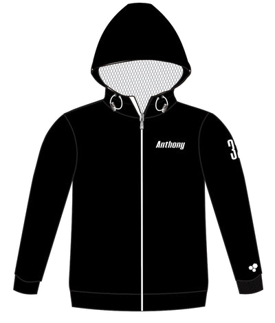 DEFENDERS FULL ZIP HOODIE (BLACK)