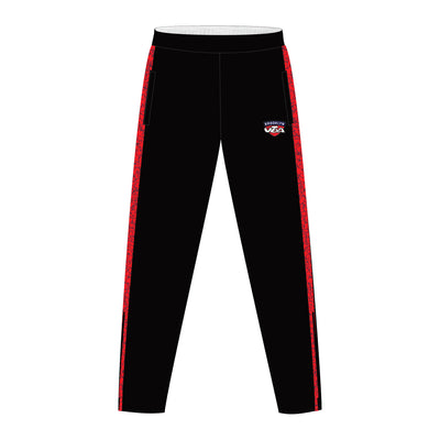 BROOKLYN USA TRACK PANTS WITH ZIPPER (BLACK)