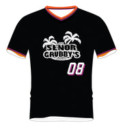 SEÑOR GRUBBY'S SOCCER TOP (BLACK/ORANGE)