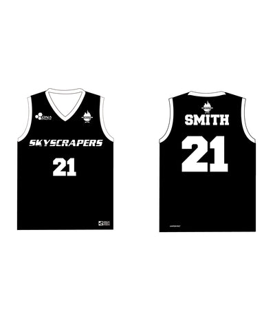 SKYSCRAPERS NYC GAME BASKETBALL JERSEY (REVERSIBLE)